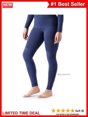 Merino Wool Intraknit Thermal Base Layer Compression Pants Slim Fit